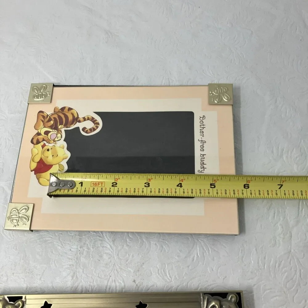 Disney Winnie the Pooh Silly Old Bear & Buddy Break Tigger 4x6 Photo Frame Lot